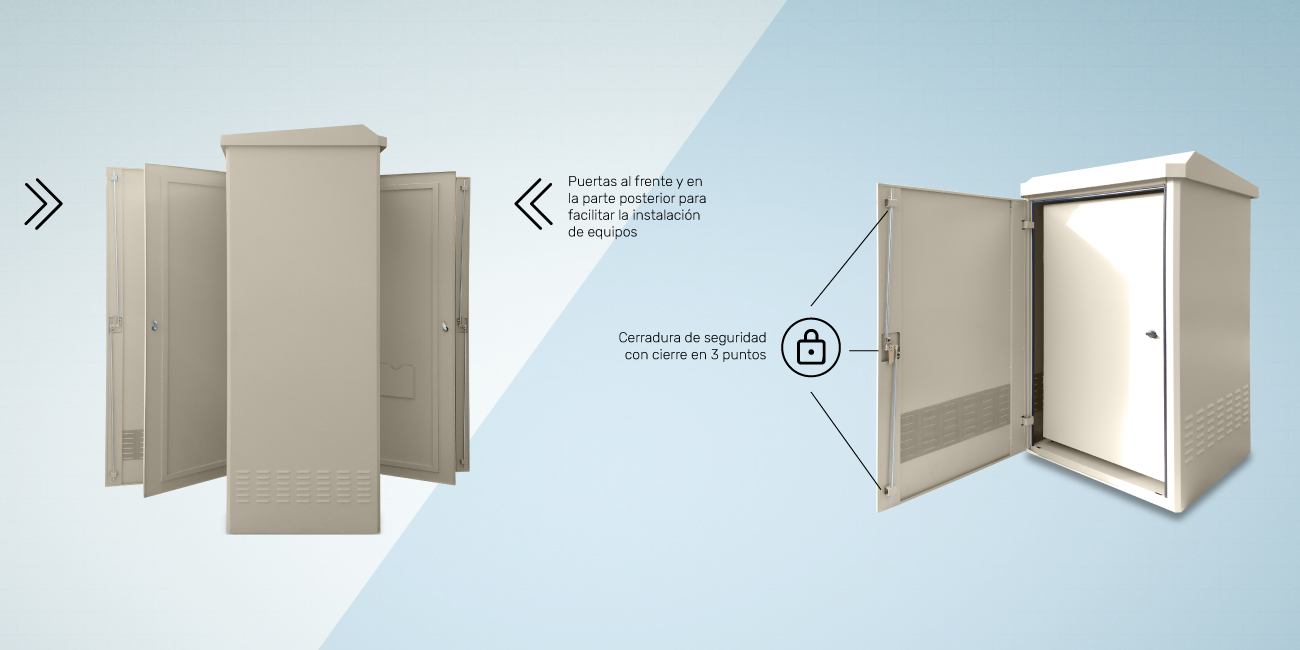 Gabinete de Exteriores para montaje en Piso | GE-2358